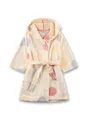 Sanetta Mädchen-Bademantel beige Dots | Hochwertiger und kuscheliger Bademantel aus Baumwolle.