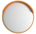 vidaXL Verkehrsschild Konvexer Verkehrsspiegel für den Außenbereich Orange Ø30 cm Polycarbon, (1 St)