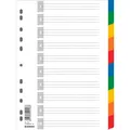 Donau Trennblätter, pp, a4, 225x297mm, 10+1 blatt, farbig sortiert (41947852)