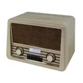 Soundmaster NR920 Nostalgie DAB+/UKW Radio LCD-Display, 10 Festsenderspeicher Farbe: Hellbraun - Braun