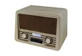 Soundmaster NR920HBR Nostalgie Radio DAB+ UKW-RDS Auto-Scan LCD Festspeicher Digitalradio (DAB) (Digitalradio DAB+, UKW-RDS Radio, 2 W)