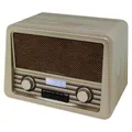 Soundmaster NR920HBR Nostalgie Radio DAB+ UKW-RDS Auto-Scan LCD Festspeicher