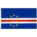 AZ FLAG - Flagge Kap Verde - 90x60 cm - Republik Cabo Verde Fahne 100% Polyester mit Messing-Ösen - 50g
