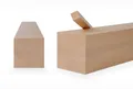 Leimholz - Buche nach Mass - 80/80mm/350-1000 mm (80 x 80 x 350mm)
