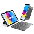 Inateck KB403-10 gray iPad-Tastaturhülle QWERTZ - Grau