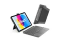 Inateck Hülle mit Tastatur für iPad 11 Gen A16, iPad 10 Gen, mit Stifthalter iPad-Tastatur (Vertikaler/Horizontaler Ständer,Großes Trackpad,Abnehmbar,Abnehmbare)