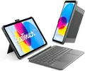 Inateck Tastatur für iPad 10/11 A16 2025, 5,1" Vollflächen-Touchpad, Abnehmbar