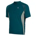 Airtracks Herren Fahrradtrikot Kurzarm Team II Radtrikot Jersey Bike Radler Shirt Atmungsaktiv Schnelltrocknend Reflektierend Größen XS S M XL XXL - grün - S