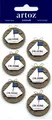ARTOZ Artwork 3D Motiv-Sticker 185550-117, "Con./Comm. Invitation Ship (Konfirmation/Kommunion Einladung Schiff)