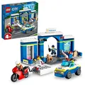 LEGO City 60370 Verfolgungsjagd auf Polizeistation Gebäude Spielzeug Set