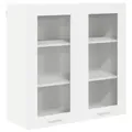 vidaXL Hängeschrank mit Speicher Weiß 80 x 31 x 80 cm Holzwerkstoff