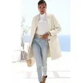 LASCANA Kurzmantel im klassischen Design, Damenmantel, Blazermantel, casual-chic weiß 34