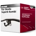 Anhängerkupplung abnehmbar für Skoda Superb Kombi 10.2009-05.2015 neu