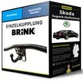 Abnehmbare Anhängerkupplung für SKODA Superb Stufenheck 08- II Typ 3T4 Brink NEU