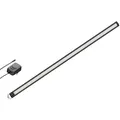 ledscom.de LED Unterbau-Leuchte SIRIS schwarz matt mit Netzteil, Eckmontage, flach, 90cm, 963lm, warm-weiß