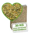 MeineHennen, HENNEN-VITAL 30 kg Premium Hühnerfutter und Wachtelfutter, Körnerfutter, Geflügelfutter, Hennenfutter Alleinfutter für Hühner, Wachteln, Legehennen