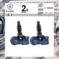 2x ORIGINAL® Bosch Radsensor, Reifendruck-Kontrollsystem für VW PASSAT B8