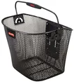 KLICKfix Farradtasche Uni Korb, Feinma. Schwarz Lenkerkorb, 33 x 26 x 25cm