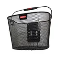 Klickfix Vorderradkorb Lenkerkorb Fahrradkorb 26x35x25cm engmaschig schwarz