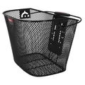 Klickfix Fahrrad Vorderradkorb Sw 26x35x25cm Engmaschig Adapter Vorderradkorb
