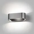 Wandleuchte LIGHT-POINT, dimmbar, Metallisch, für Wohnzimmer, Aluminium - 16 - 6