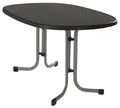 Gartentisch Balkontisch Terrassentisch Klapptisch Metall grau klappbar