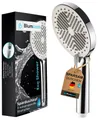Blumbach Handbrause - Duschkopf Eco Shower, (3 Strahlarten, sehr wassersparend - Wasserverbrauch nur 6 - 9 Liter/min), mit Antikalk Noppen - leicht zu Montieren ohne Werkzeug