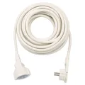 Brennenstuhl Qualitäts-Kunststoff-Verlängerungskabel mit Flachstecker (Verlängerungskabel flach für innen mit 10m Kabel) weiß