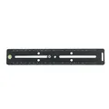 Arca Swiss Doppel-Schwalbenschwanz-Klemmplatte, 240 mm, 39 mm breit, Universal-Schnellspanner für Stativ-Kugelkopf mit handverstellbarer Edelstahlschraube