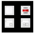 Busch-Jaeger Ruf-Set f. Behinderten WC 1510 UC-44G-101 Behindertenelemente