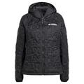 adidas Damen Terrex X PrimaLoft Gepolsterte isolierte lockere Jacke, Schwarz , 38