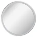 Fackelmann MIRRORS LED Spiegel rund Badmöbel Wandspiegel Badspiegel 60 cm Silber