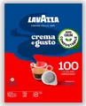 100 KAFFEEPODS LAVAZZA CREMA E GUSTO CLASSICO ESPRESSO BLEND KAFFEEPODS ESE 44mm