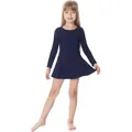 Merry Style Bodykleid Mädchen Tanzbody mit langen Ärmeln Balletkleid Body MS10-138 blau 116