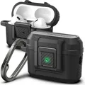 Spigen Lock Fit Airpods Pro 1/2 Matte Black (Kopfhörer Tasche) (22518-0)