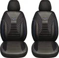 Schonbezüge Sitzbezüge für Volvo S90 V90 Bj ab 2016 in Schwarz/Blau PS806