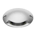ledscom.de LED Bodenleuchte, Wegmarkierung BUNDA für außen, IP67, aluminium, rund, 70mm Ø, kaltweiß