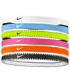 Nike Flex Classic Headbands 6 Stück elastische Haarbänder Sport Volt (6 Stück)
