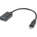 Lanberg Micro USB (Stecker) > USB-A (Buchse) 2.0 15cm Adapter OTG