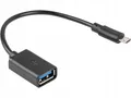USB auf Micro USB Adapter OTG 0.15m Typ-A Buchse auf Micro-B Stecker Schwarz