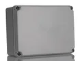 Ide IDE IP65-IP67 Wasserdichte Box mit mattem Deckel und glatten Seiten, 180mm x 241mm x 95mm, grau, 1