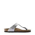 Birkenstock Gizeh Silber Normalfußbett - Damen Hausschuhe - 043851
