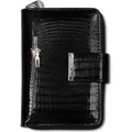 Jennifer Jones Leder Damen Portemonnaie schwarz RFID Schutz OPJ711S - Schwarz