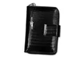 Jennifer Jones Geldbörse Jennifer Jones Damen Börse RFID Blocker (Portemonnaie, Portemonnaie), Damen Portemonnaie Echtleder Größe ca. 12cm, schwarz