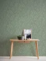 A.S. Création Vliestapete Nara Blätterranke, leicht strukturiert, matt, gemustert, neutral, (1 St), Tapete Natur Tapeten Wohnzimmer Schlafzimmer Küche modern Design Optik