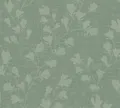 Natürliche Tapete mit Blättermotiv – Grün