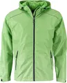 Herren Jacke Men`s` Rain Jacket - Wind- und wasserdicht - Farbe: Spring Green/Navy - Größe: XL