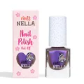 Miss Nella Galactic Unicorn– abziehbarer Nagellack speziell für Kinder, lila, Peel-Off-Formel, ungiftig, wasserbasiert und geruchsneutral