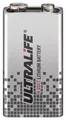 Ultralife 54081 6F22 /9V Block(U9VL-J-P) - Lithium Batterie, 9 V