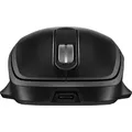 HP 510 Ultra-schnelle wiederaufladbare Wireless-Maus, Beidhändig, RF Wireless, 4000 DPI, Schwarz - Schwarz